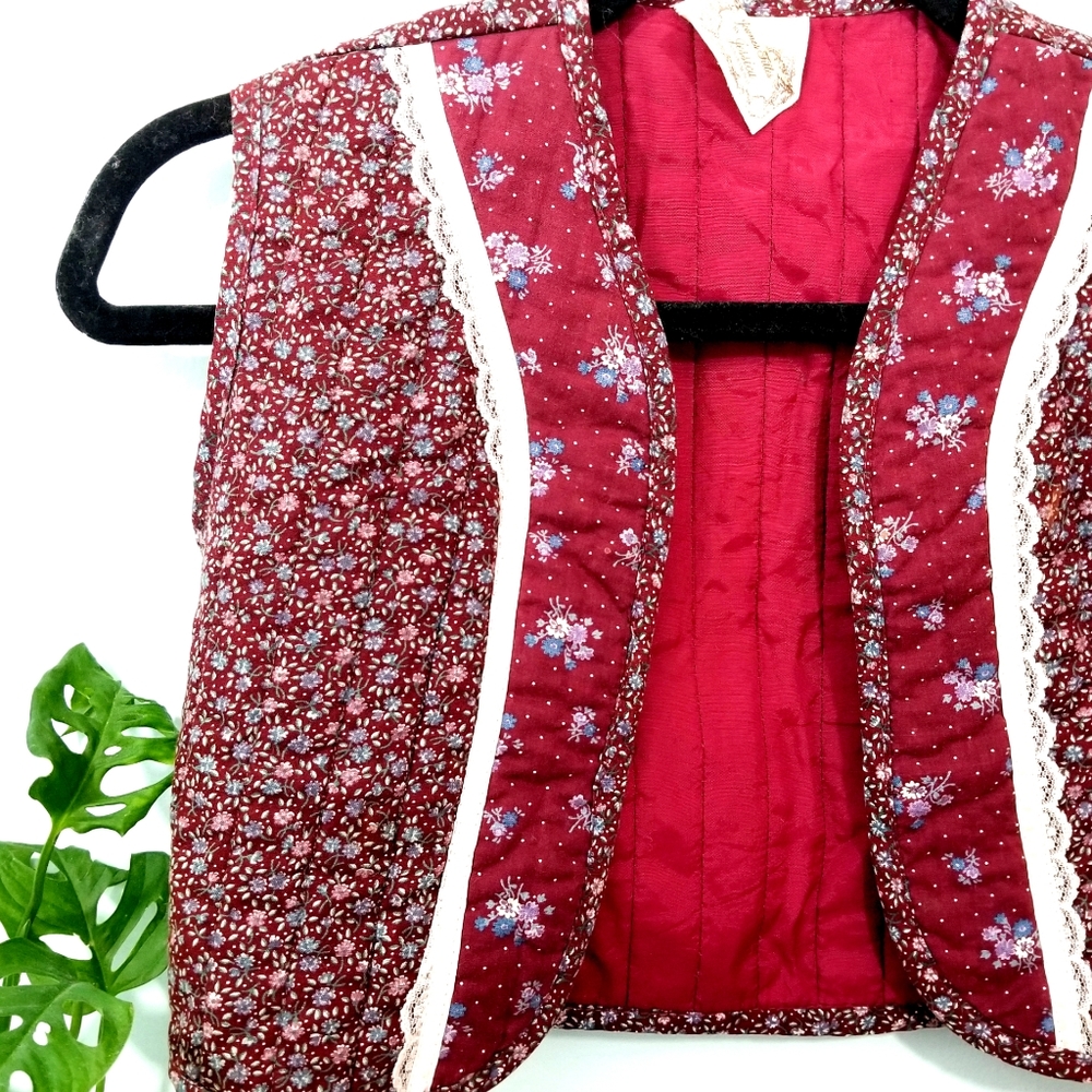 FIRM》VNTG》Rare Jeunes Filles Gunne Sax Girls Vest